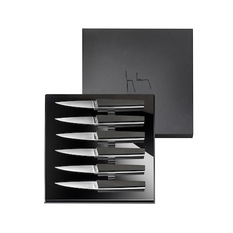 Set of 6 "Ulu" table knives for women <i>By Guy Savoy and Bruno Moretti for Tarrerias Bonjean</i>